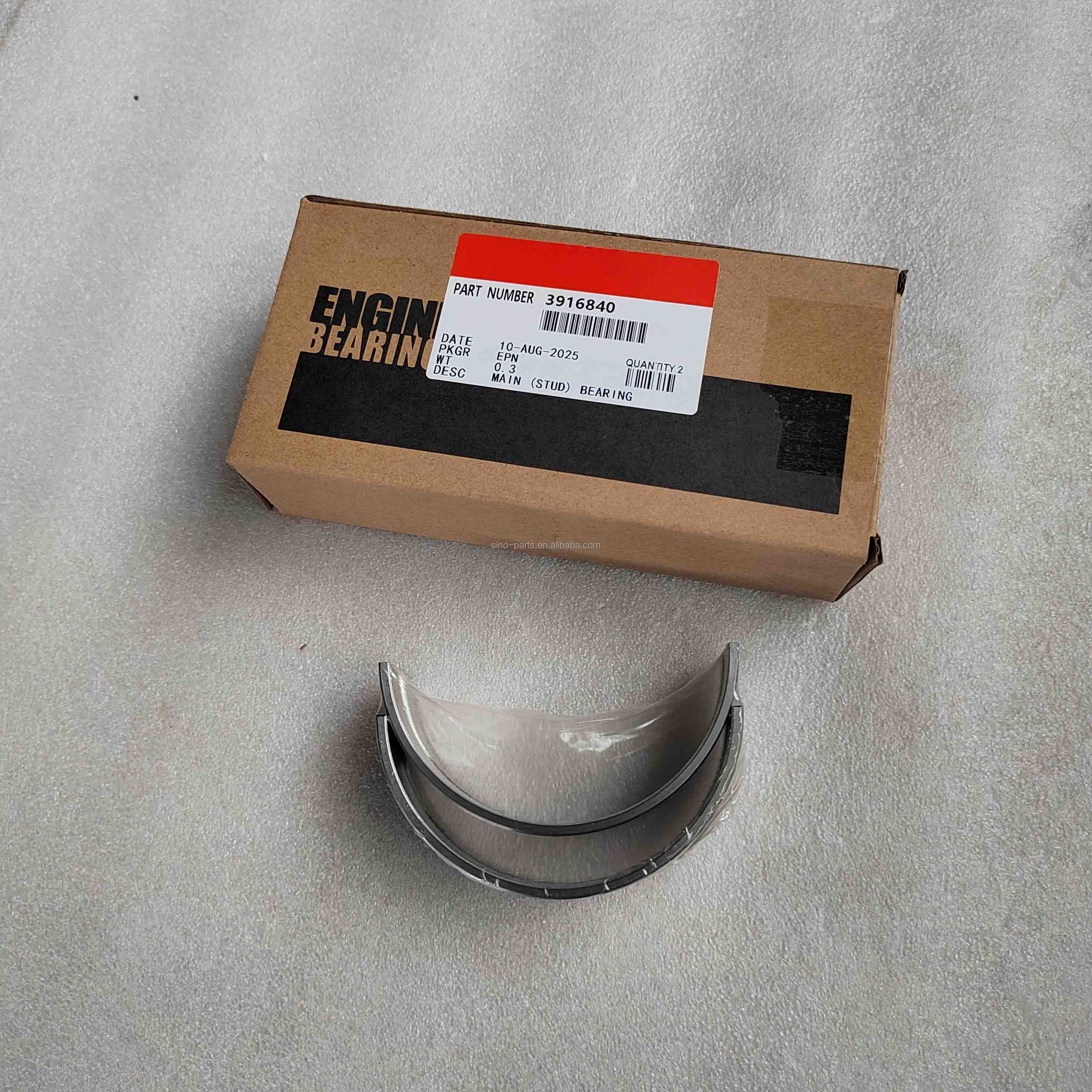 China High Quality 6CT Diesel Engine Spare Parts 3944158 3916840 3901630 Crankshaft Bearing