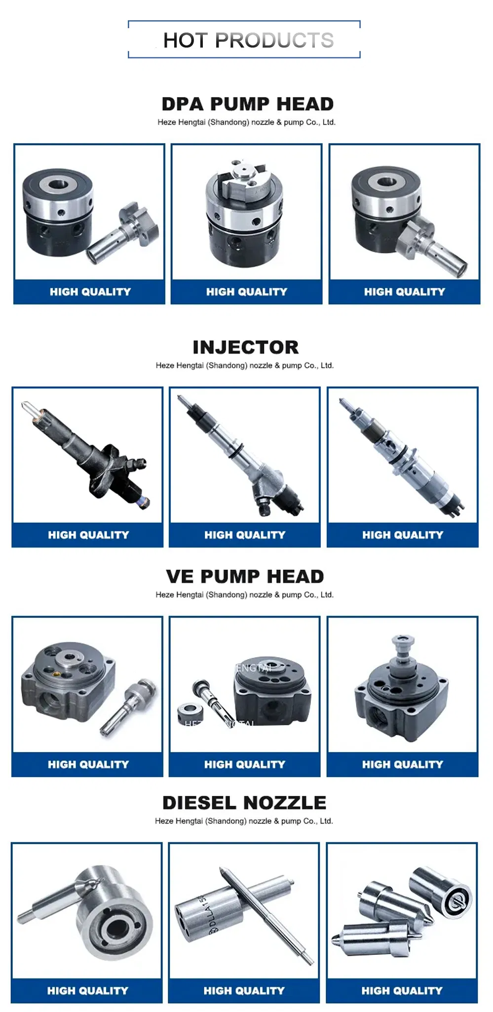 Recommended Diesel Injector Parts