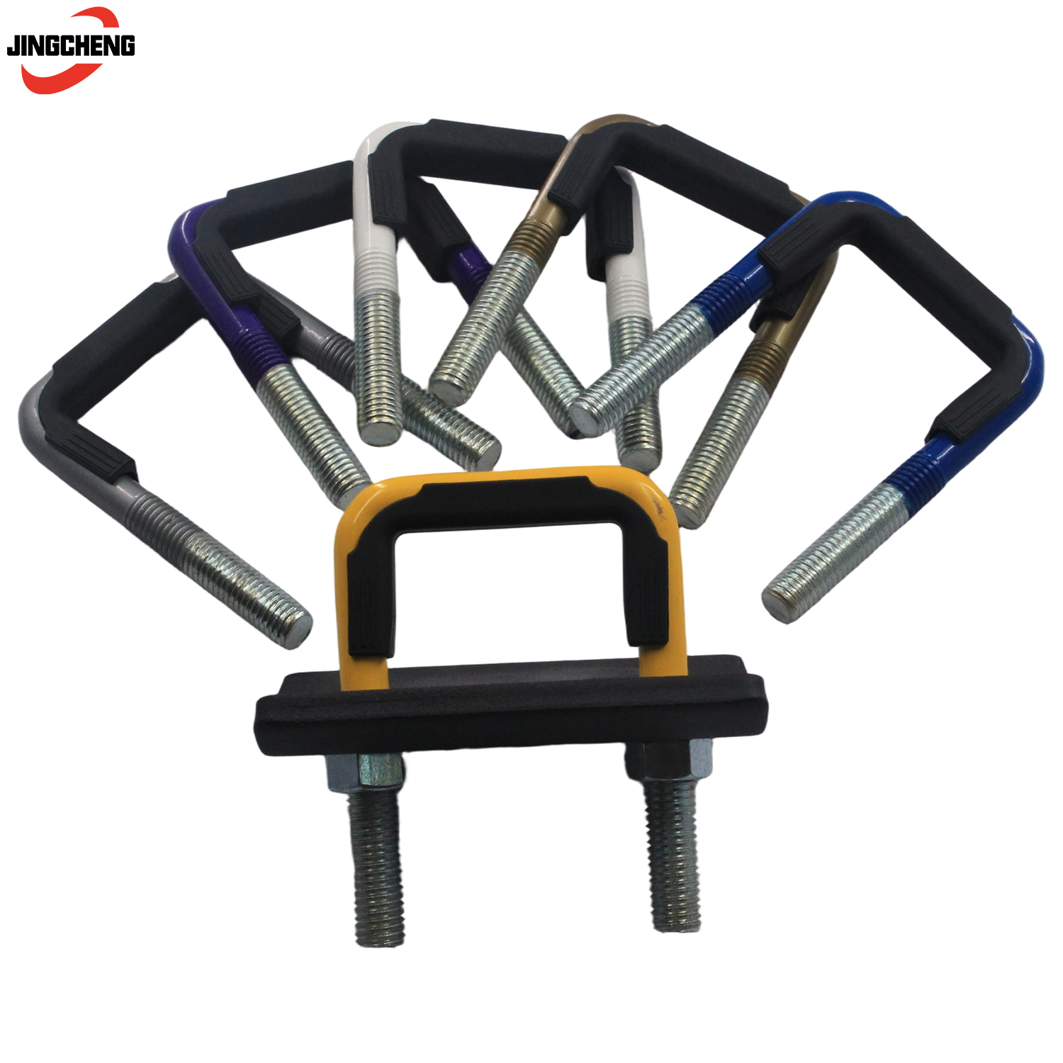 Hitch Tightener Anti-Rattle Clamp, Hitch Stabilizer, Rubber Isolator and Anti-Rust Double Coating Protective, Black