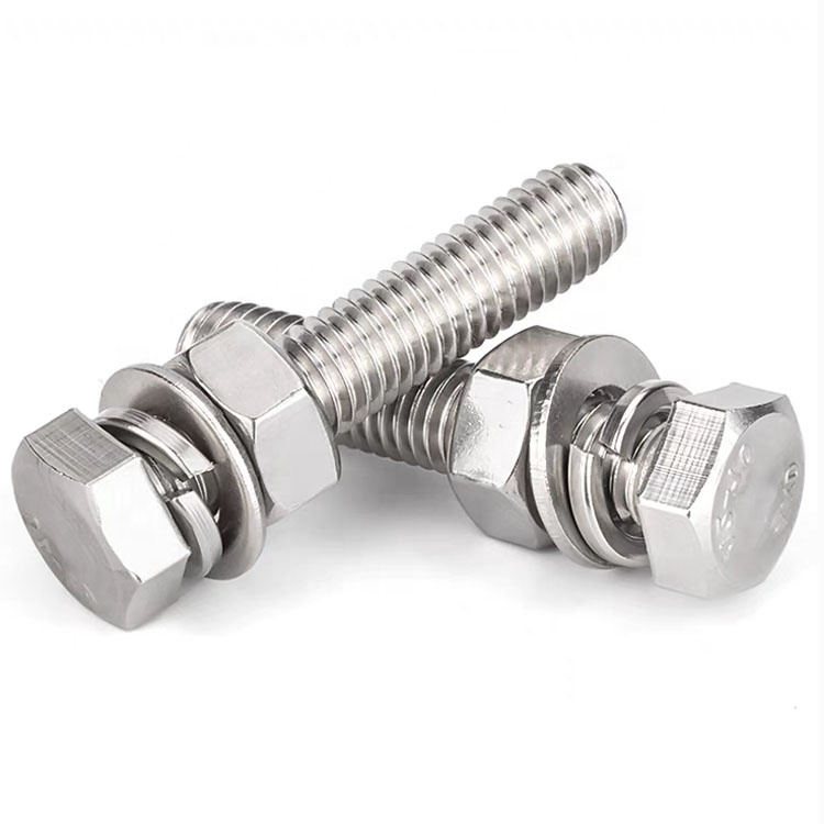 Manufacturing Wholesale Price All Kinds Of Stainless Steel Hexagon Bolts And Nuts Screw Washers Metric