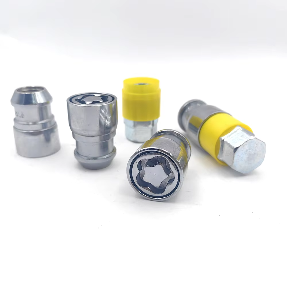 4pcs Carbon Steel Torx Anti-theft Wheel Lock Nut - Universal Fit For Toyota, Ford, Nissan