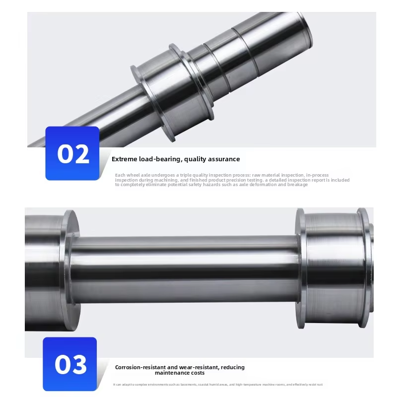 Good Quality Industrial Wheel Axle Drive Components Custom Professional Precision Transmission Main Shafts