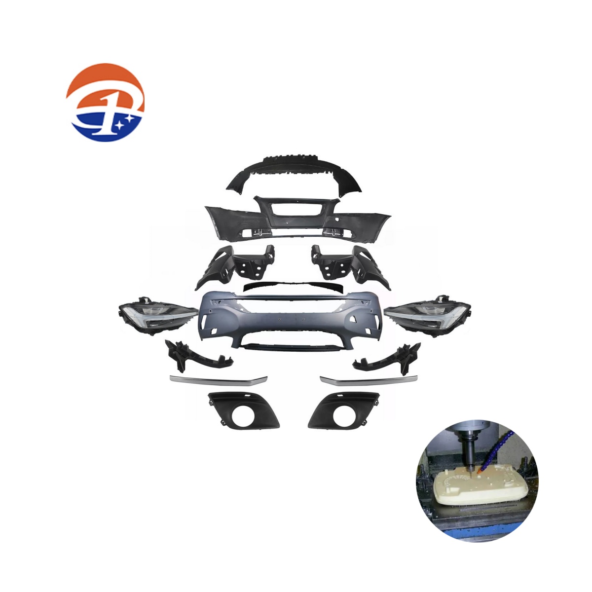 Custom Made Car Exterior Body Kit Auto Parts Plastic Car Parts