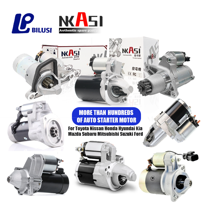 Auto Electrical System Parts Manufacturer Car Starter Motor for Toyota Nissan Honda Hyundai Kia Mazda