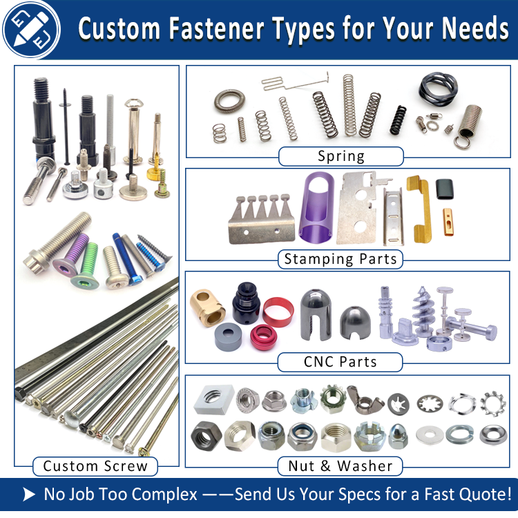 Hardware Fastener Professional Screw Custom Tornillos Stainless Steel Titanium Custom Screw Buttons Bolts Manufacturer