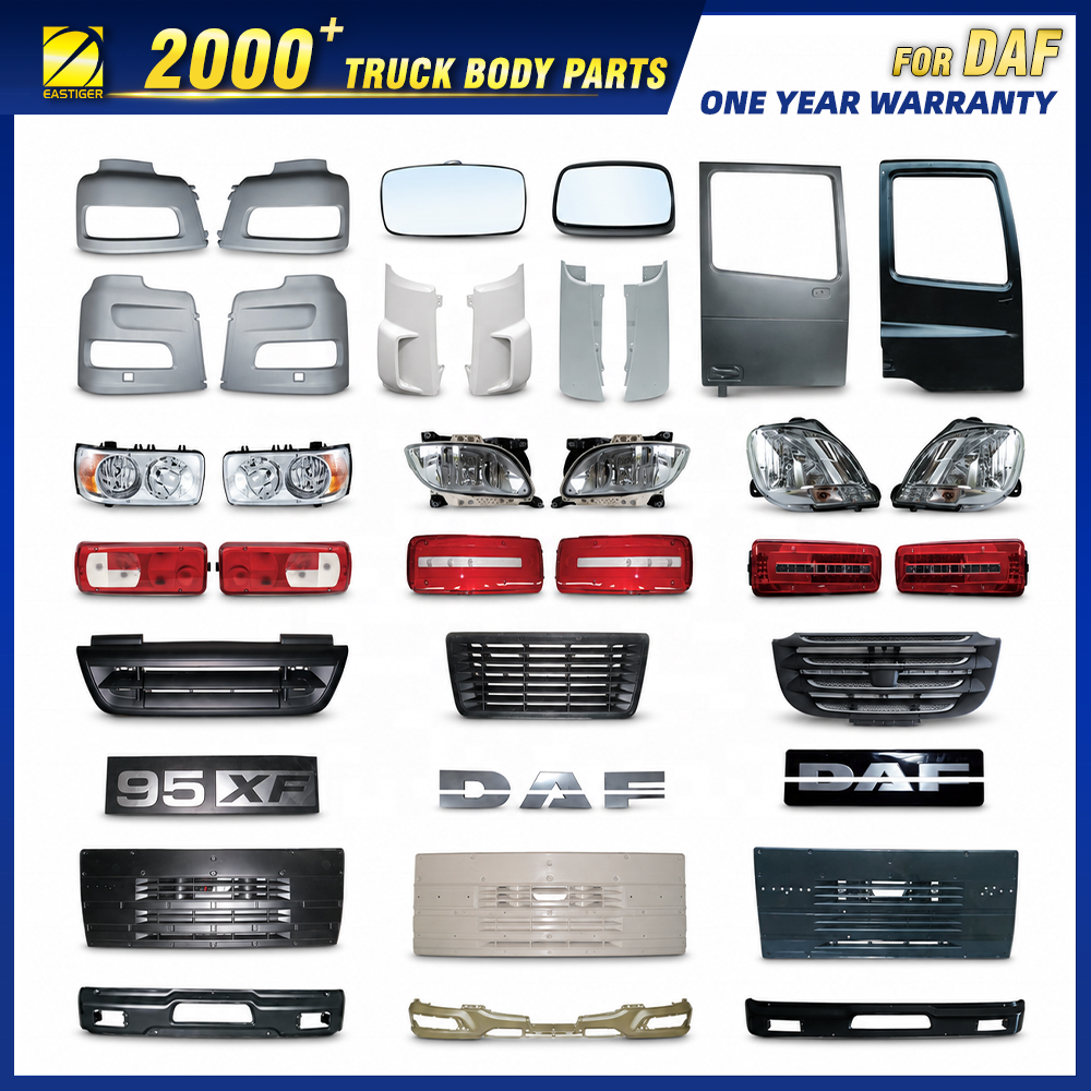 Truck Body Parts for DAF XG / XD / XF / XB / CF / LF / FA / SB Truck Parts Over 2000 Items
