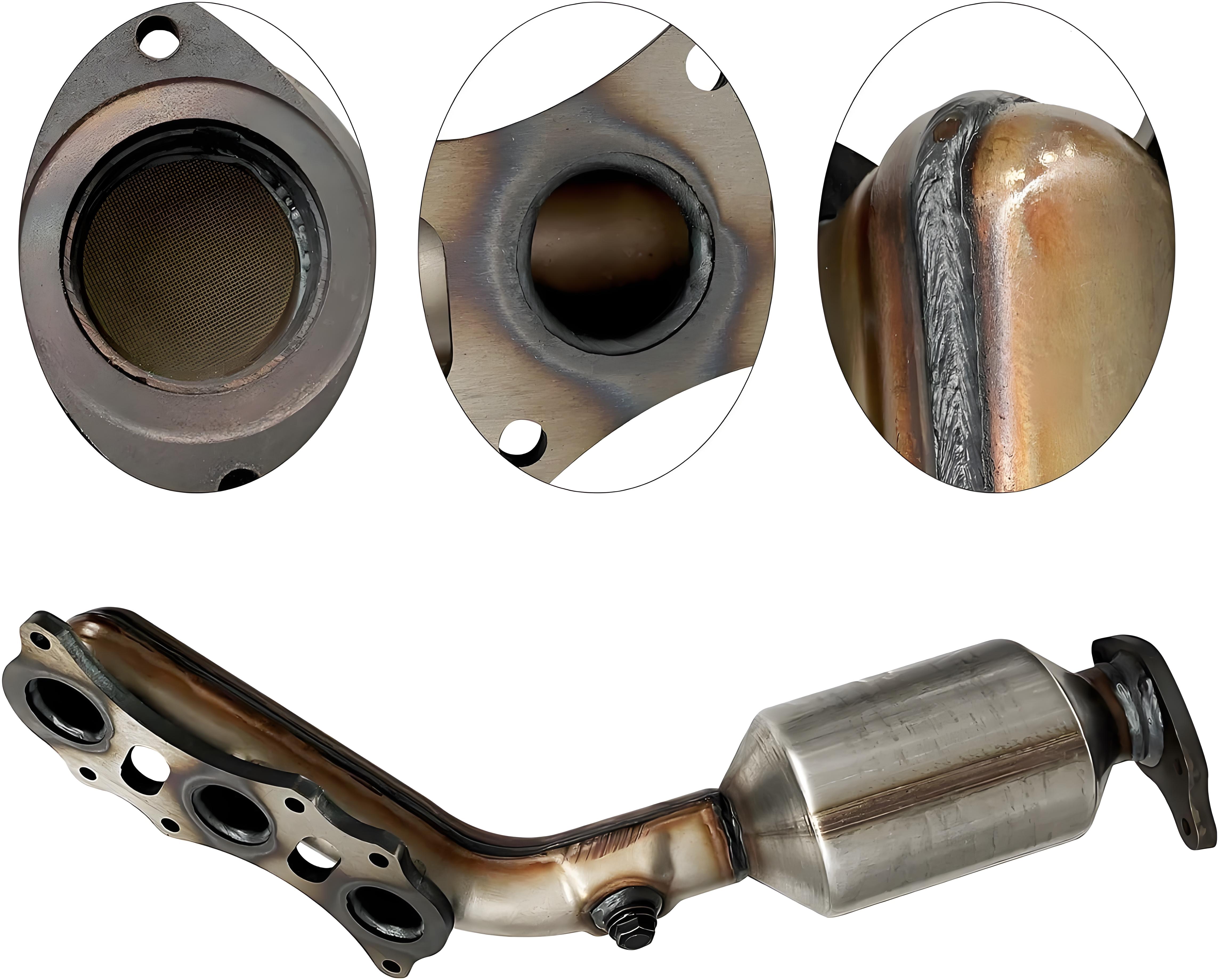 Engine Car Parts Exhaust System Catalytic Converter 409L Stainless Steel Diesel Euro V for 2003-2009 for 4 Runner