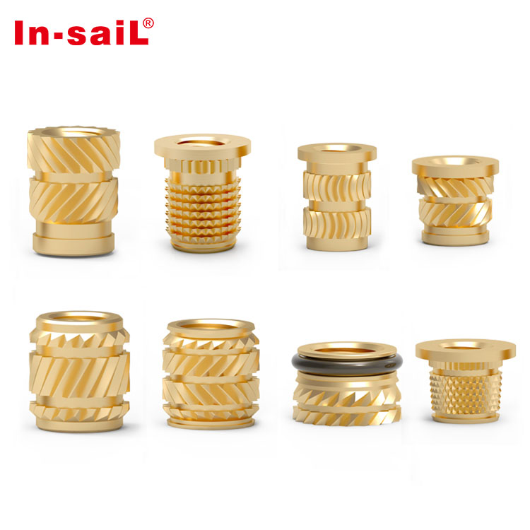 Ultrasonic Insert Nut for Plastic Heat Staking Threaded Nut for Electronics & Automotive Plastic Fastener M3-M6 OEM Service