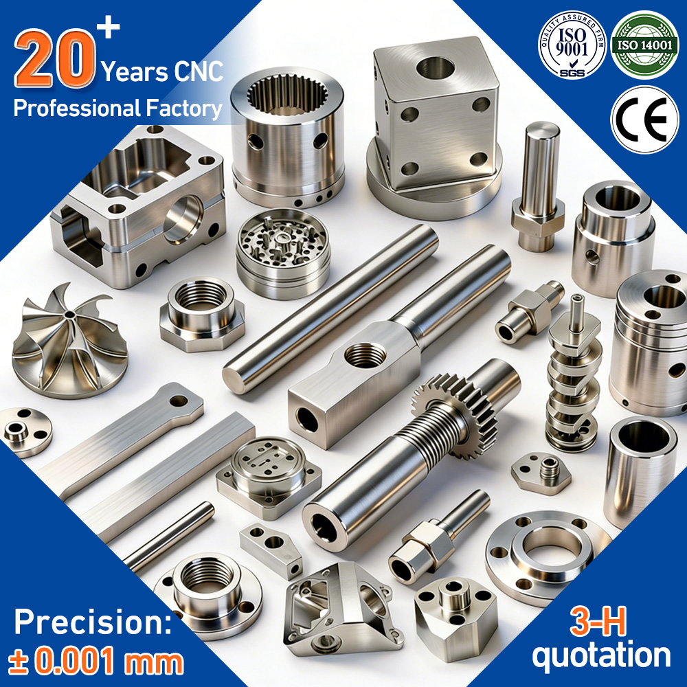Manufacturer Precision Custom Cnc Milling Parts Aluminum Cnc Turning Machining Parts Stainless Steel Cnc Machining Service