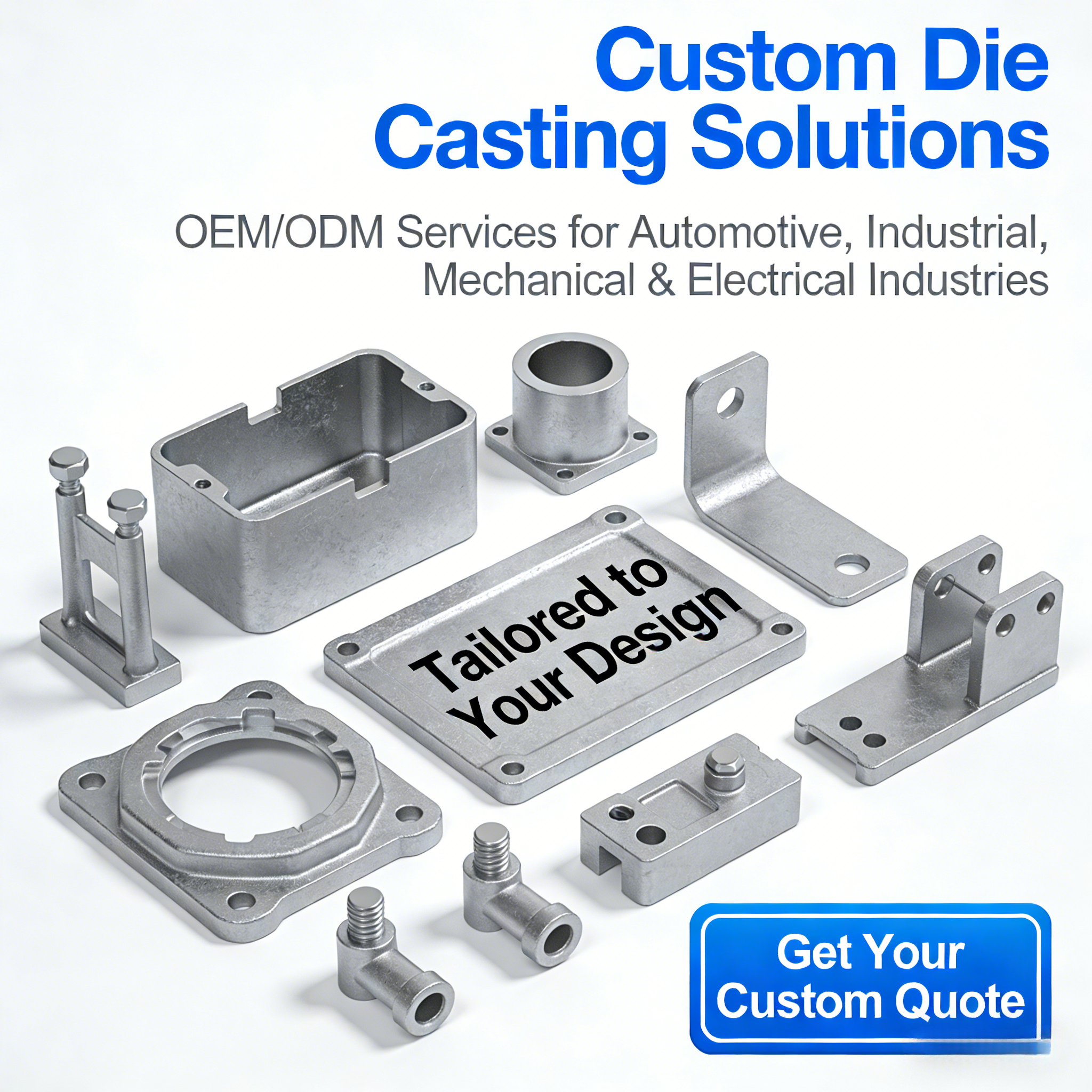 Heavy Duty Equipment Cast Metal Parts Cooling System Fluid Line Kit