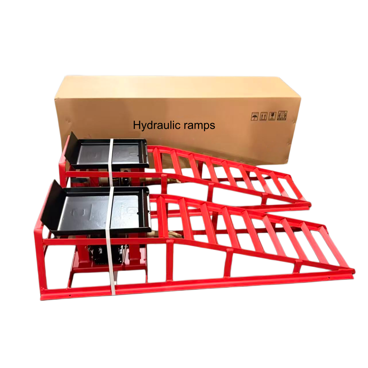 Car Truck Service Ramps Lifts Hydraulic Pump Ramp Heavy Duty Hydraulic Lift For Vehicle Repairs And Servicing