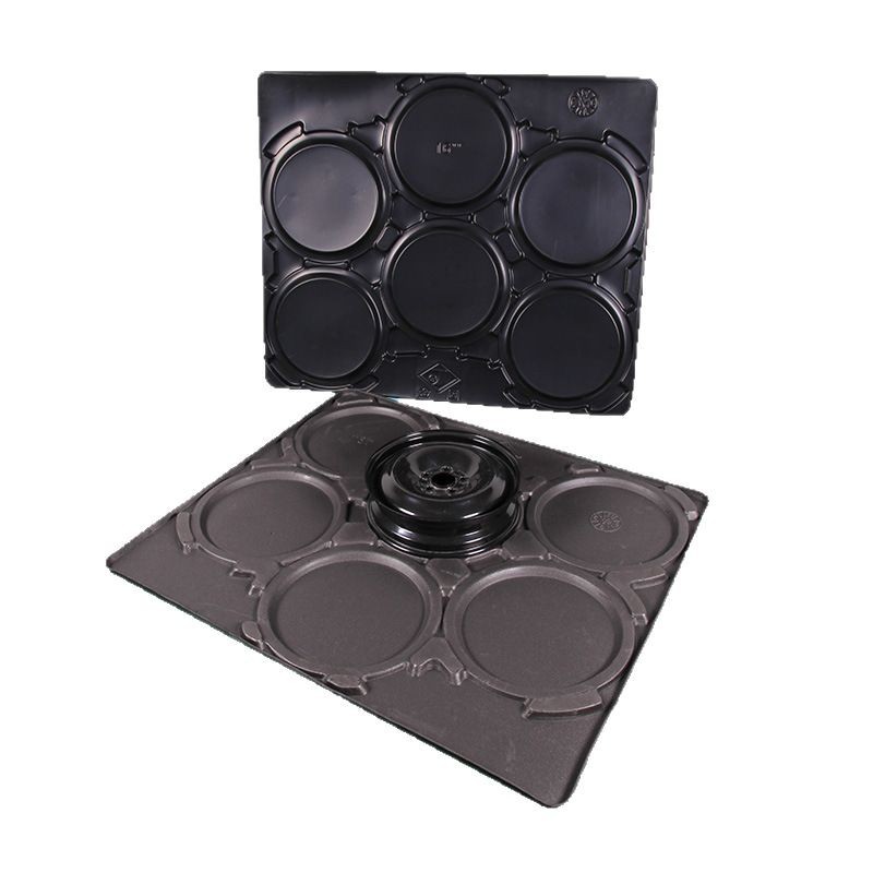 Customized Vacuum Thermoformed Injection Molding Automotive Hardware Accessories Wheel Hub Thick Plastic Tray Parts