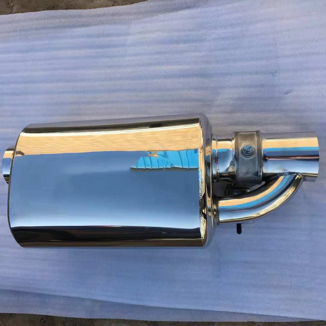 High Quality Stainless Steel Exhaust Muffler Performance Parts for Vehicle Exhaust Pipes Car Model Polished Surface