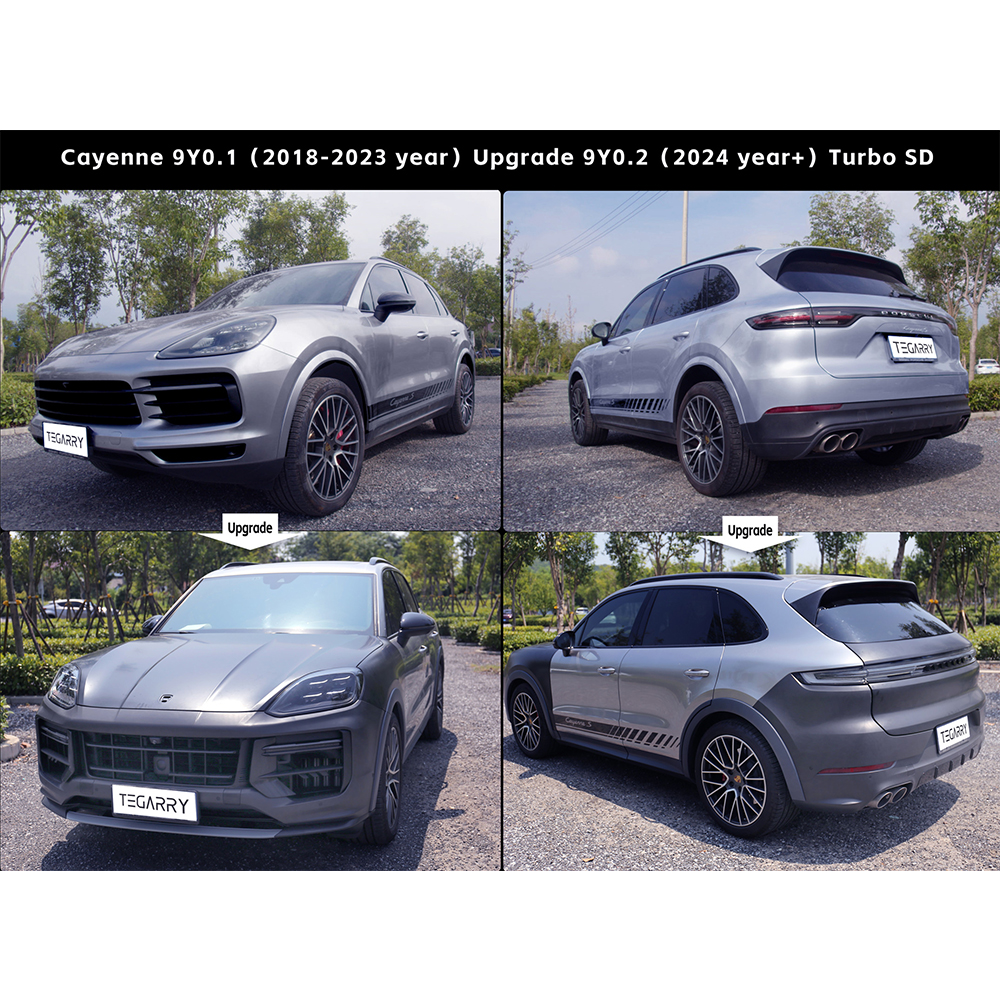 Auto Parts Full Set Car Body Kit Car Parts Bodykit Front &amp; Rear Bumper Set for Porsche 11-17 Cayenne up 23+ Cayenne TURBO