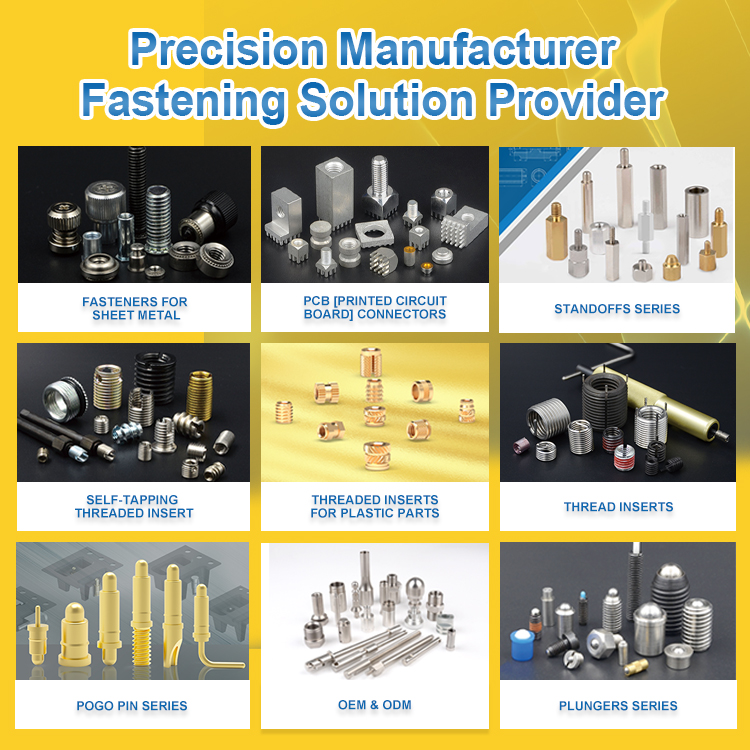 Ultrasonic Insert Nut for Plastic Heat Staking Threaded Nut for Electronics & Automotive Plastic Fastener M3-M6 OEM Service