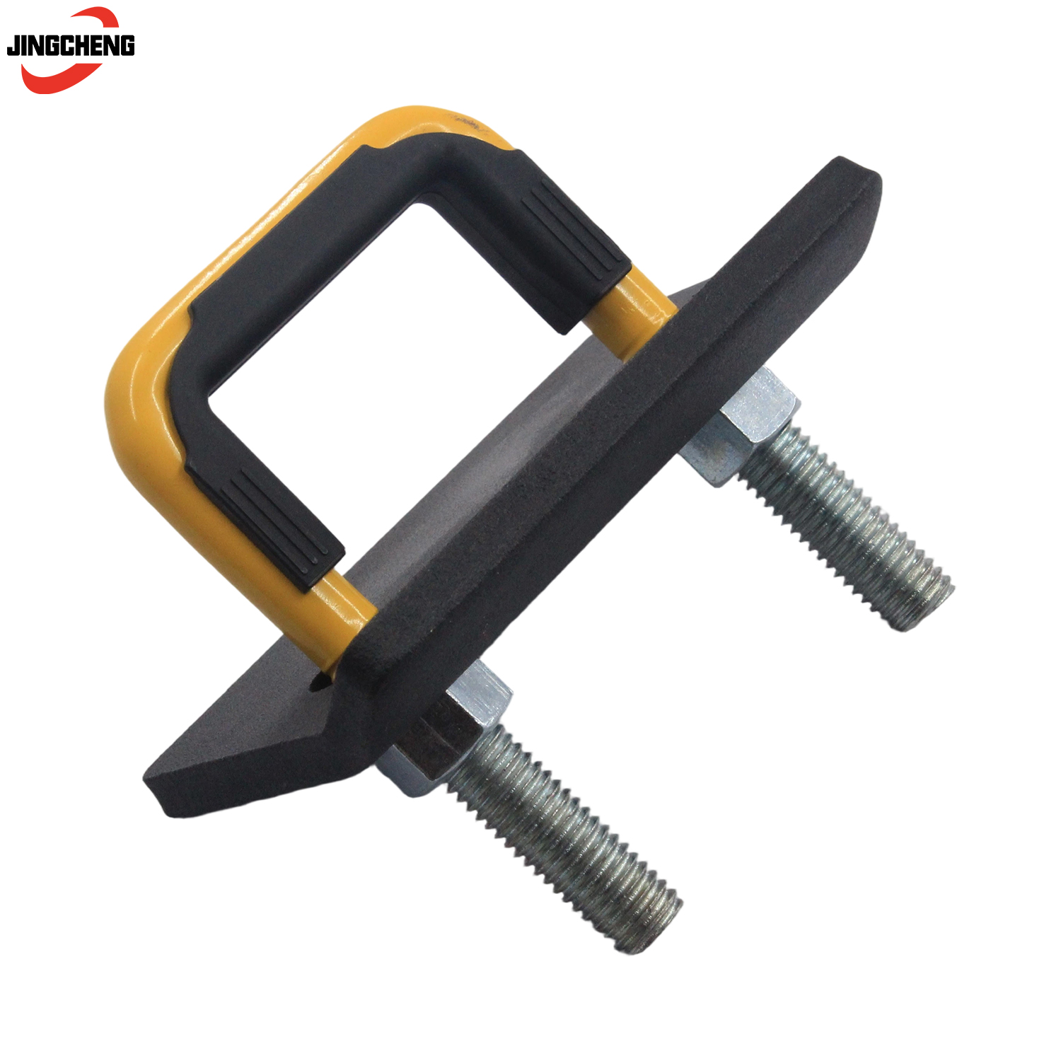 Hitch Tightener Anti-Rattle Clamp, Hitch Stabilizer, Rubber Isolator and Anti-Rust Double Coating Protective, Black