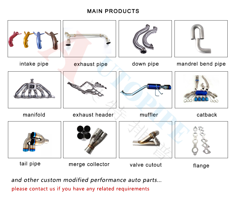 1:1 Replicate Performance Auto Parts Exhaust Pipe System Long Tube Exhaust Header Custom Service Only