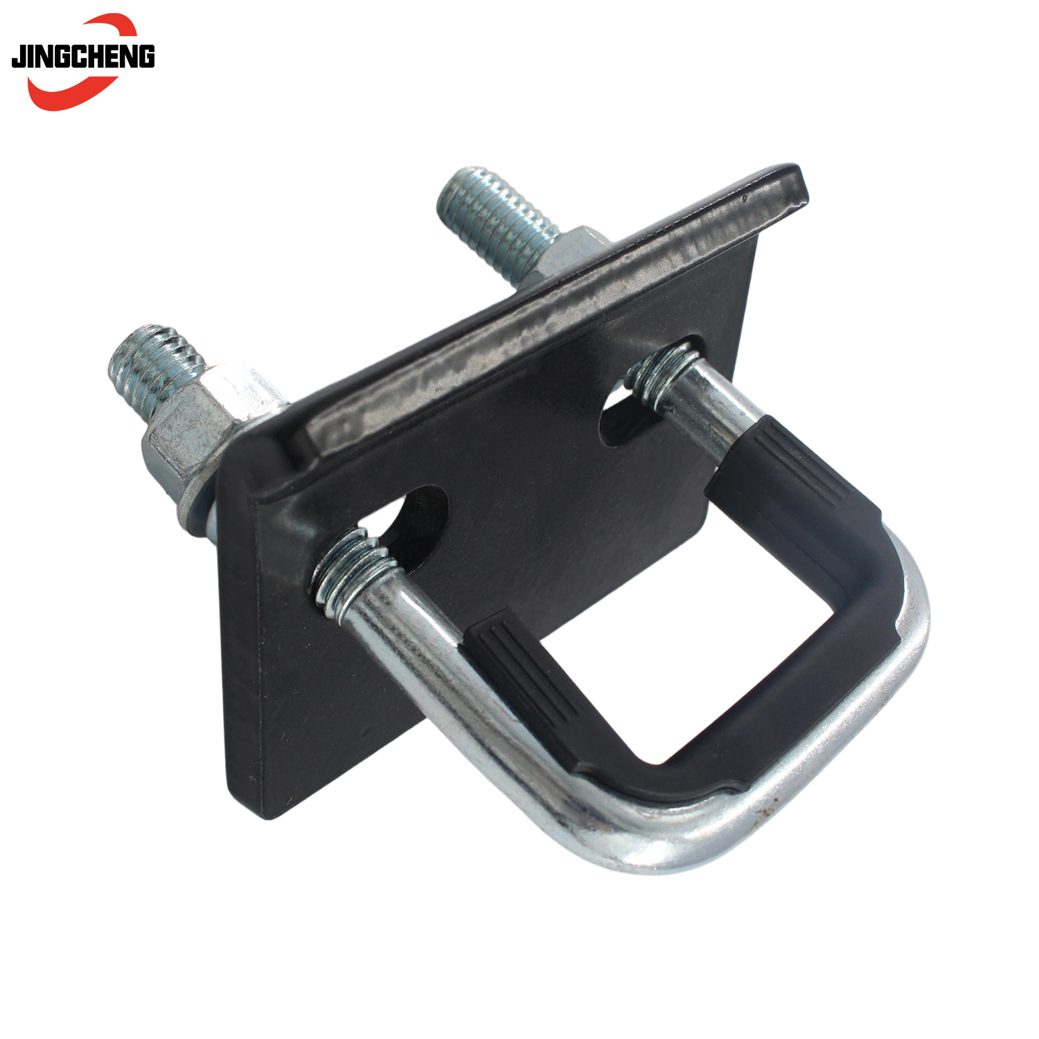 Hitch Tightener Anti-Rattle Clamp, Hitch Stabilizer, Rubber Isolator and Anti-Rust Double Coating Protective, Black