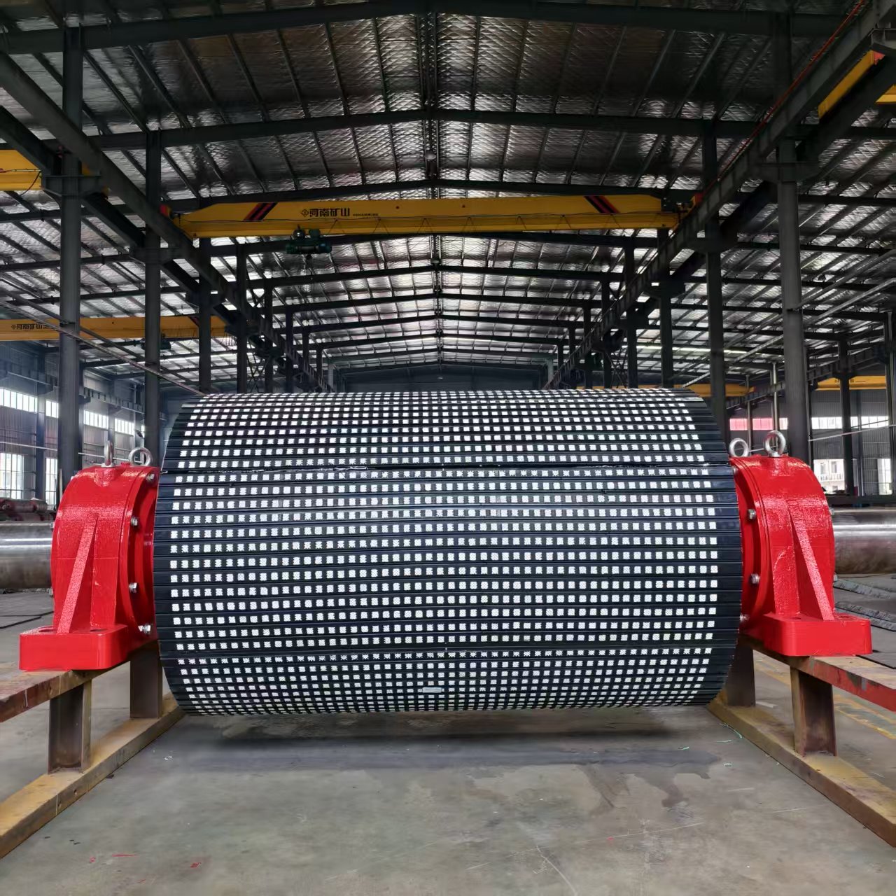 High Quality ISO Certified Double Sealed Bearing Drive Pulley Head Tail Drum Pulley For Conveyor Parts In Conveyor Belt System