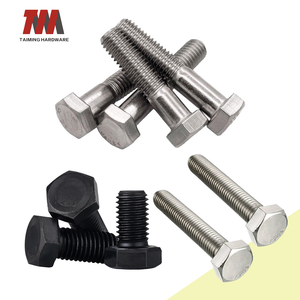 Grade 8.8 Carbon Steel External Hexagon Bolts | Zinc Plated Industrial Fasteners &amp; Cap Screws For Automotive Parts &amp; Machinery