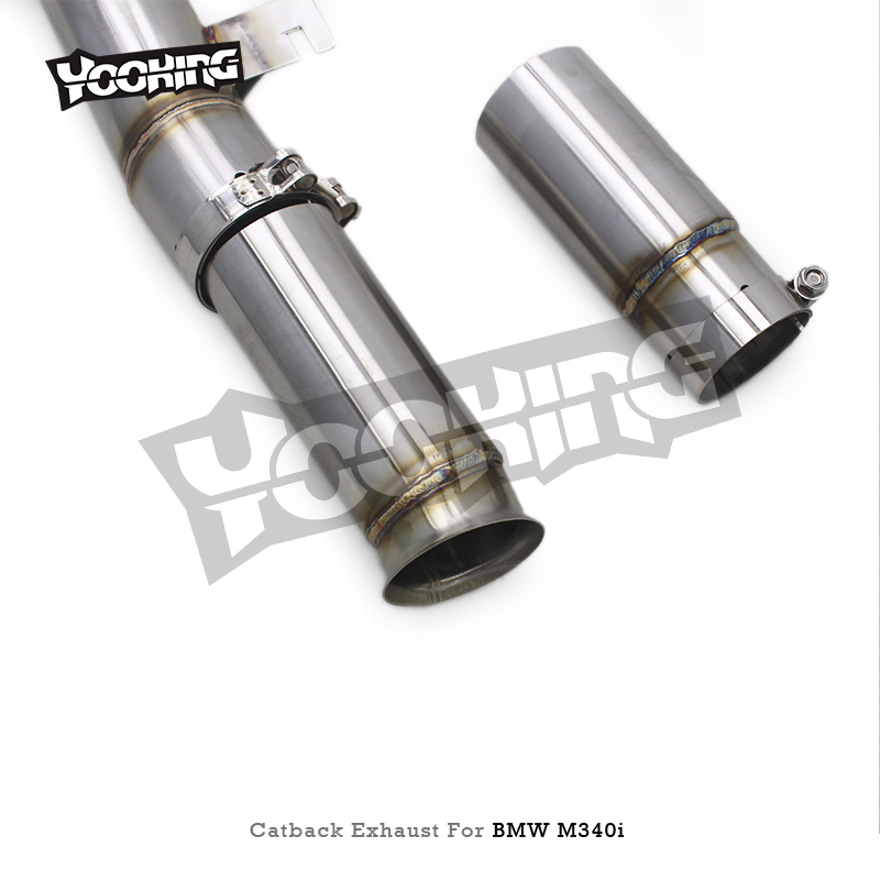 Tuning Exhaust System Auto Performance Parts for BMW B58 G20 M340/M340I 3.0T Catback Exhaust Muffler with Valves