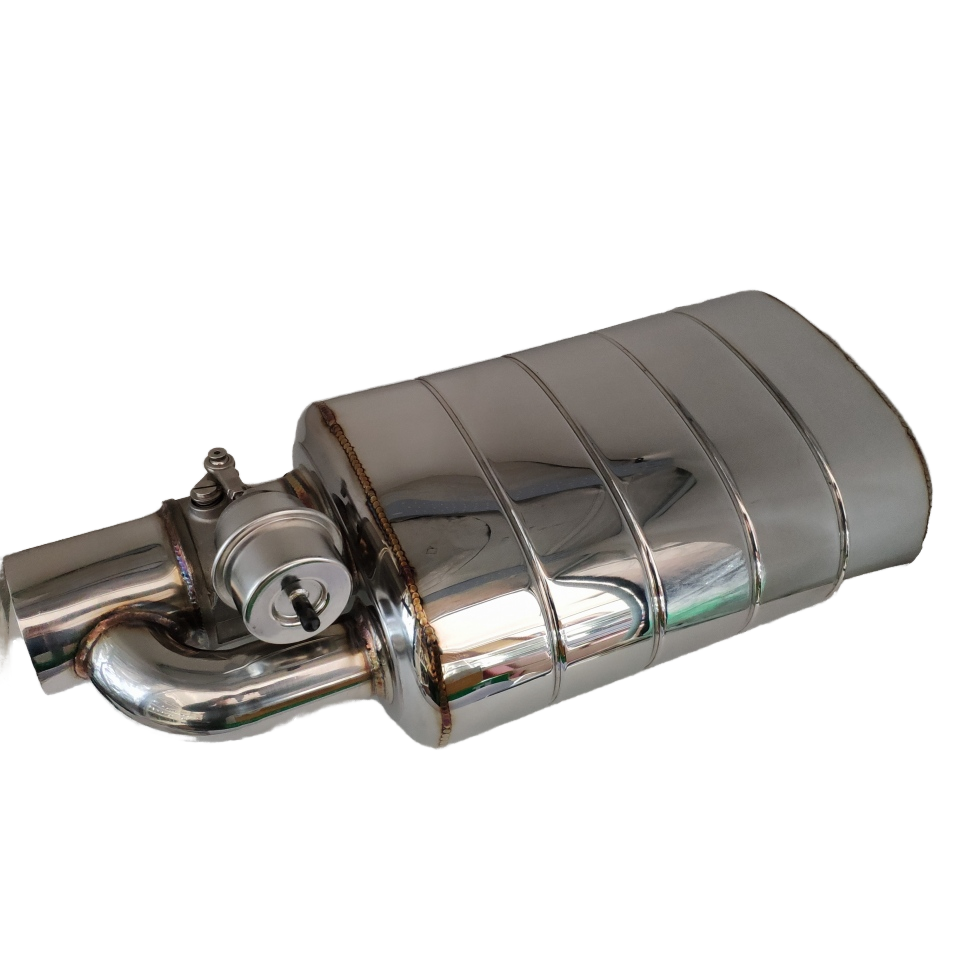 High Quality Stainless Steel Exhaust Muffler Performance Parts for Vehicle Exhaust Pipes Car Model Polished Surface