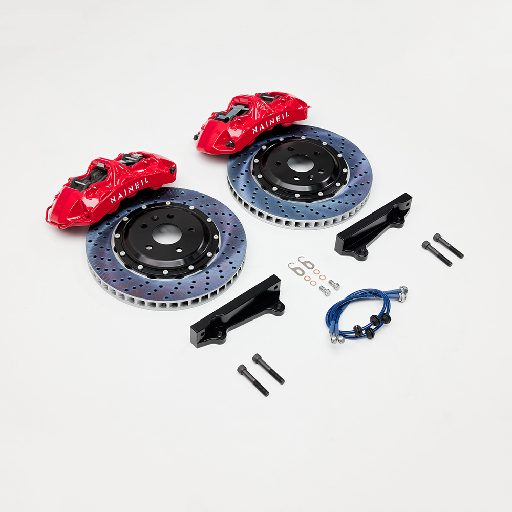 Auto Brake Systems Racing 6 Piston Brake Caliper Disc Big Brake Kit 6 Pot for BMW E39 E60 M5 F10 G30 X5 E70 F15