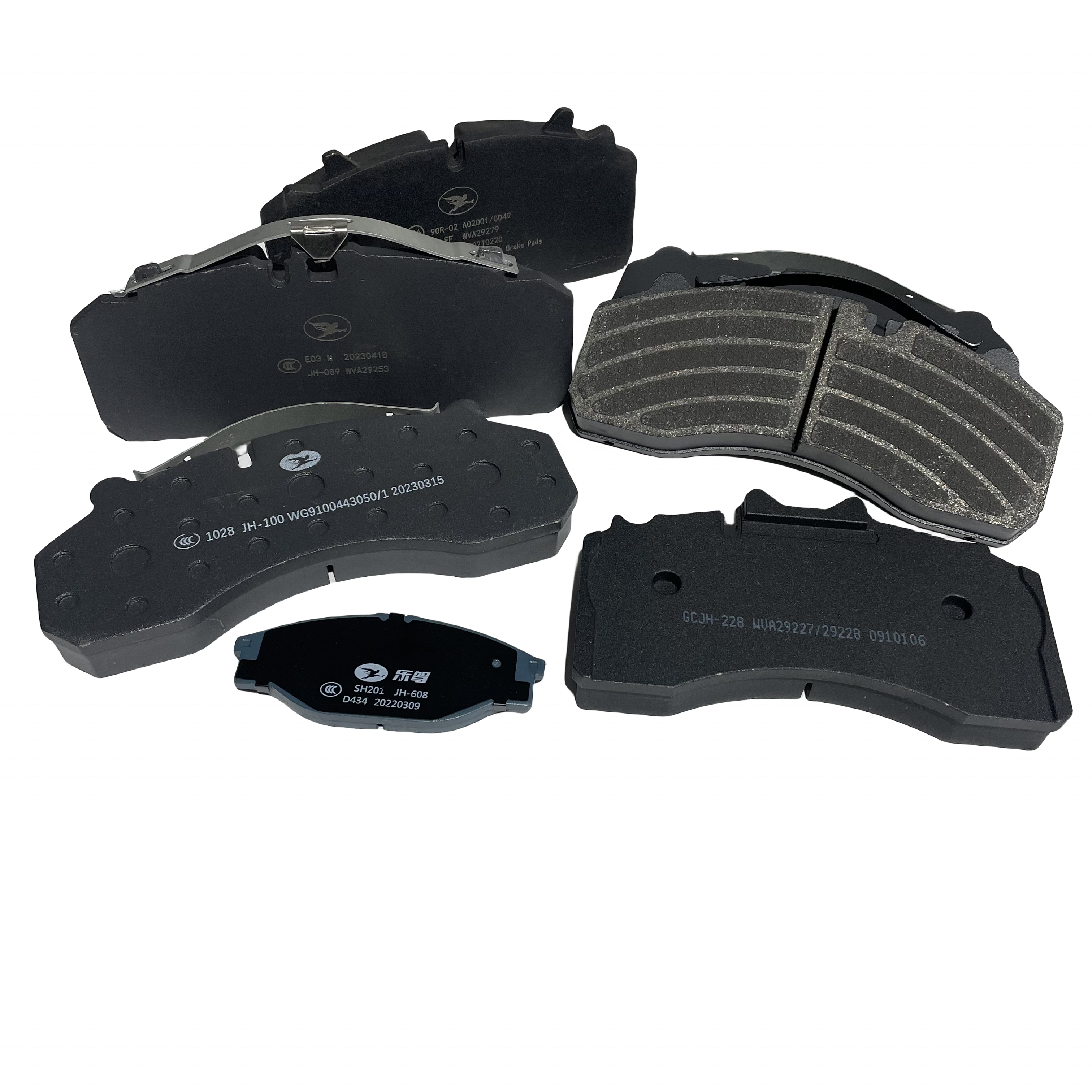 WVA 29017 China Terbon Truck Brake System Parts Front Axle Brake Pads SYN3376
