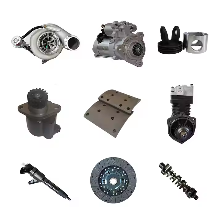 Heavy Duty Truck Spare Parts Accessories China Dump Truck Spare Parts for Foton Faw Dongfeng Sino Truck Howo Shacman Man Kamaz