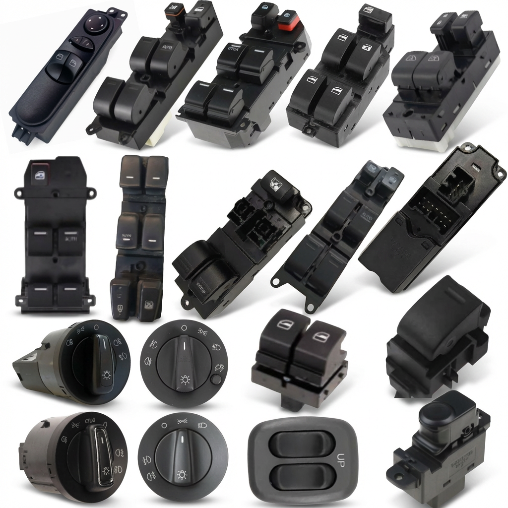 Auto Parts Electrical Parts Power Window Control Switch Power Master Window Switch for TOYOTA VW HYUNDAI