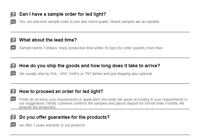 FAQ Details