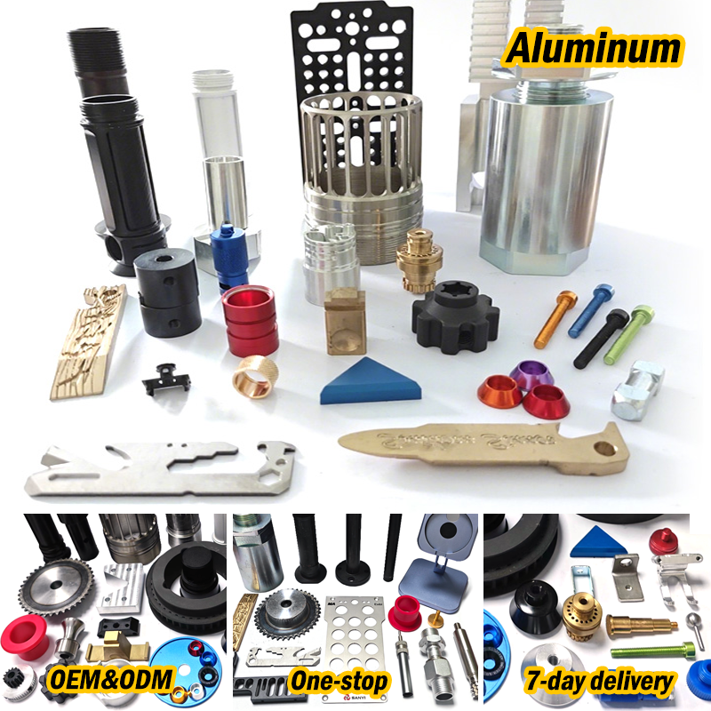 Factory Price High Precision Aluminum Brass Copper Alloy Steel Anodized Polished Precision CNC Components