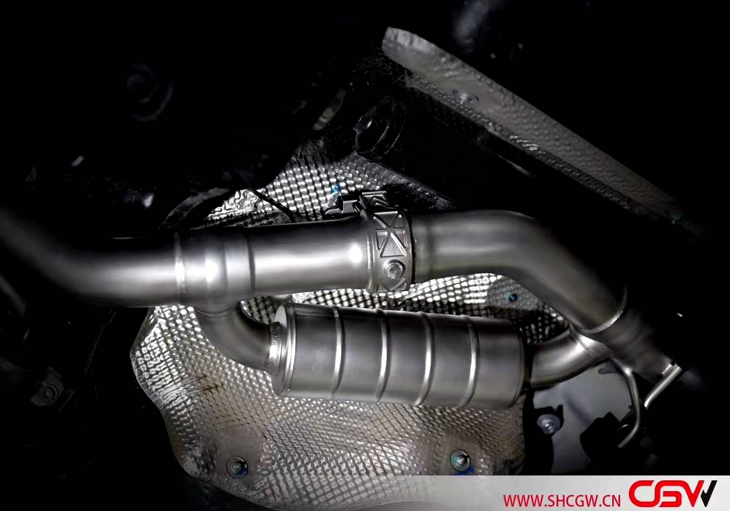 China Factory Auto Parts Exhaust Car Silencer Electric Muffler System for Audi Q5 2.0T 2018+ RSQ5 Style