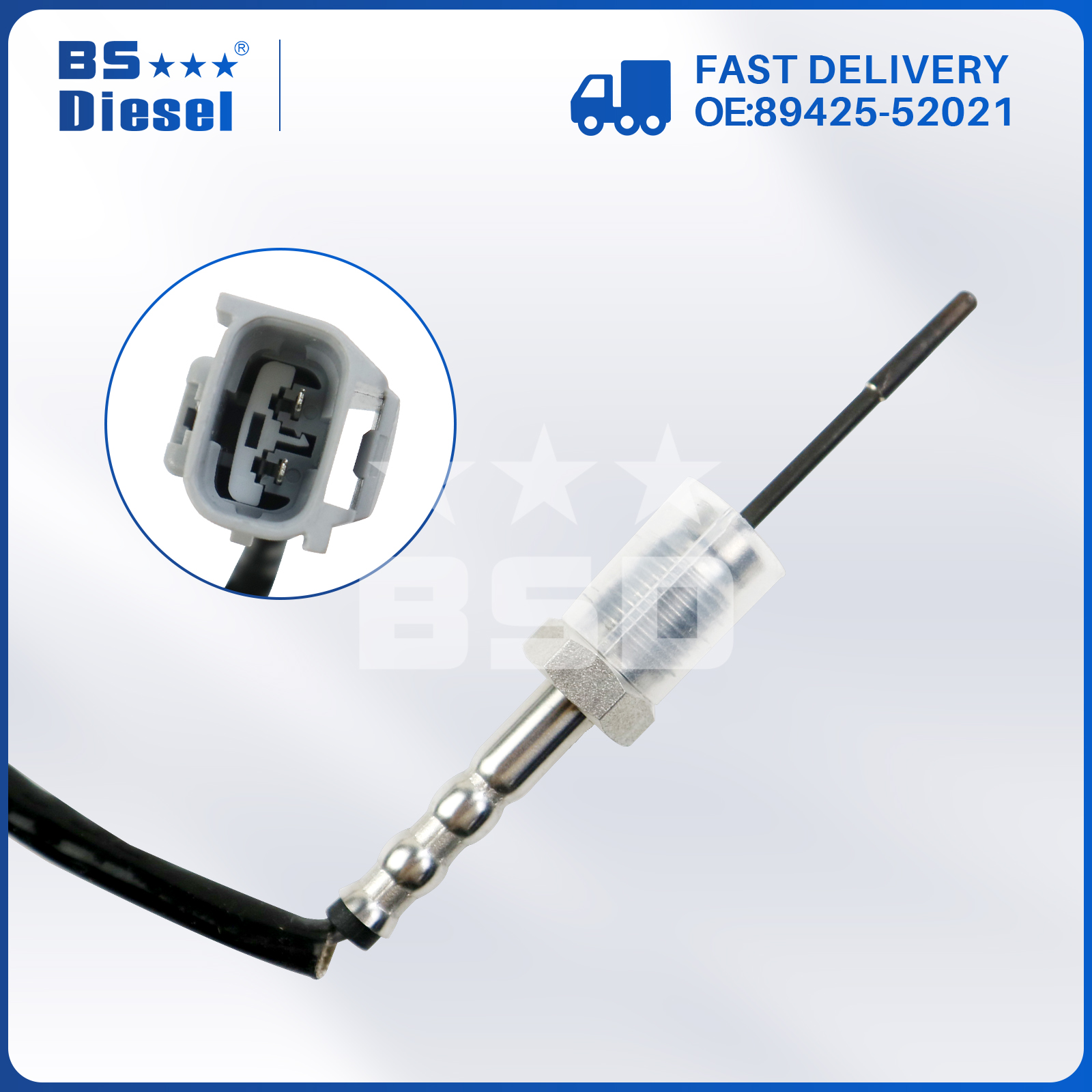 Auto Part Car Accessories Auto Sensors Exhaust Gas Temperature Sensor 8942552021 EGT Sensor 89425-52021 for Toyota Parts