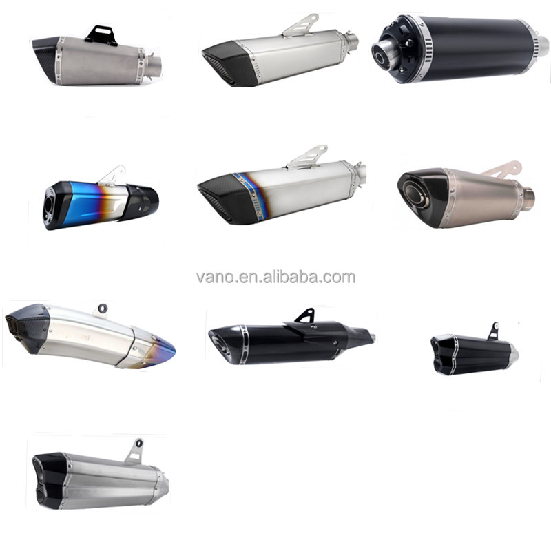 Motorcycle Engine Parts Exhaust System Scooter Motorcycle Exhaust Muffler