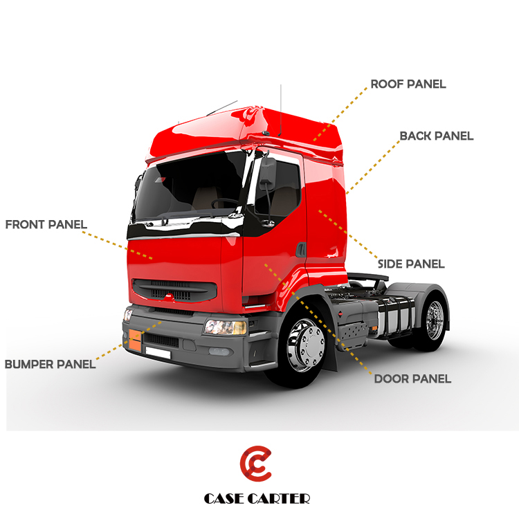 OEM Hot Heavy Truck Body Parts Panel New Condition Steel Truck Accessories with Stamping Welding Spare Truck Parts