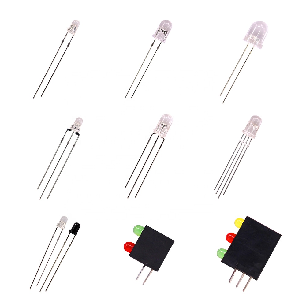 Ekinglux Shenzhen LED Factory Cheap Price 5mm Red LED Components Lamp Optoelectronics Product
