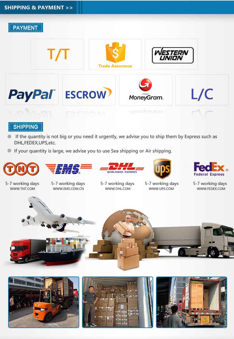 Packing and Shipping Details