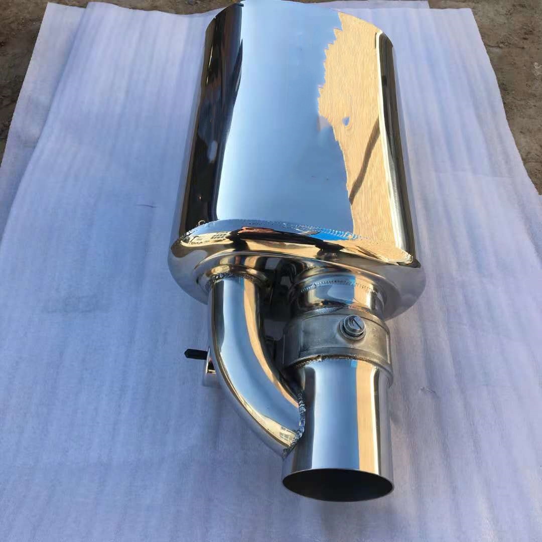 High Quality Stainless Steel Exhaust Muffler Performance Parts for Vehicle Exhaust Pipes Car Model Polished Surface