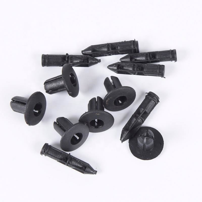 China Supply Auto Fastener Accessories Round Head Type Plastic Car Clip