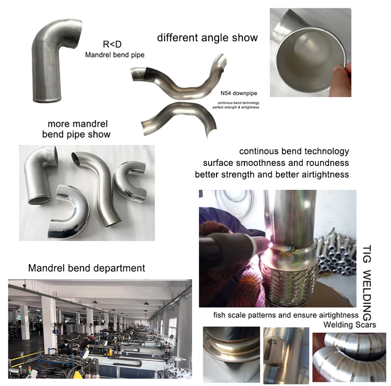 1:1 Replicate Performance Auto Parts Exhaust Pipe System Long Tube Exhaust Header Custom Service Only