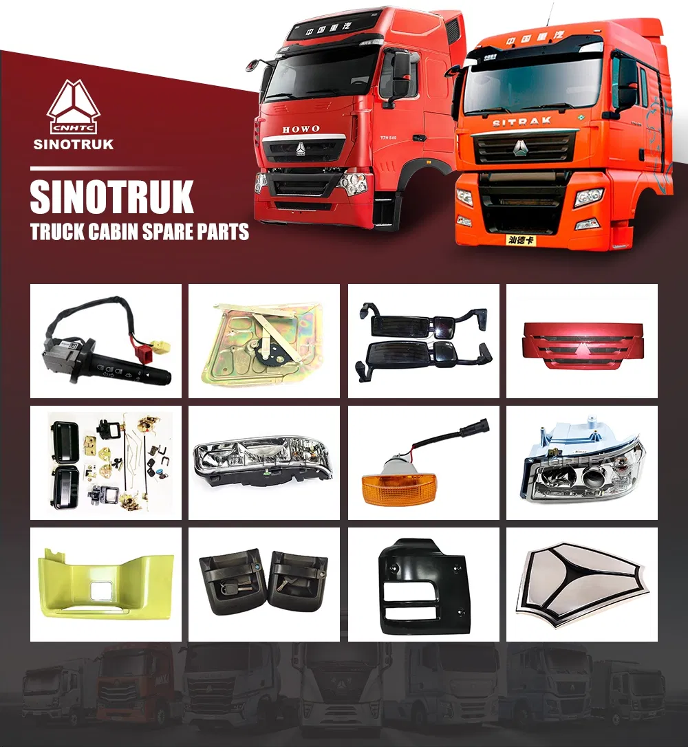 Wholesale Factory Price Truck Spare Parts Sinotruk HOWO Sitrak C5h C7h C9h Shacman Foton FAW Jh6 J7 Truck Cabin Parts Engine Parts Chassis Parts Gearbox Parts