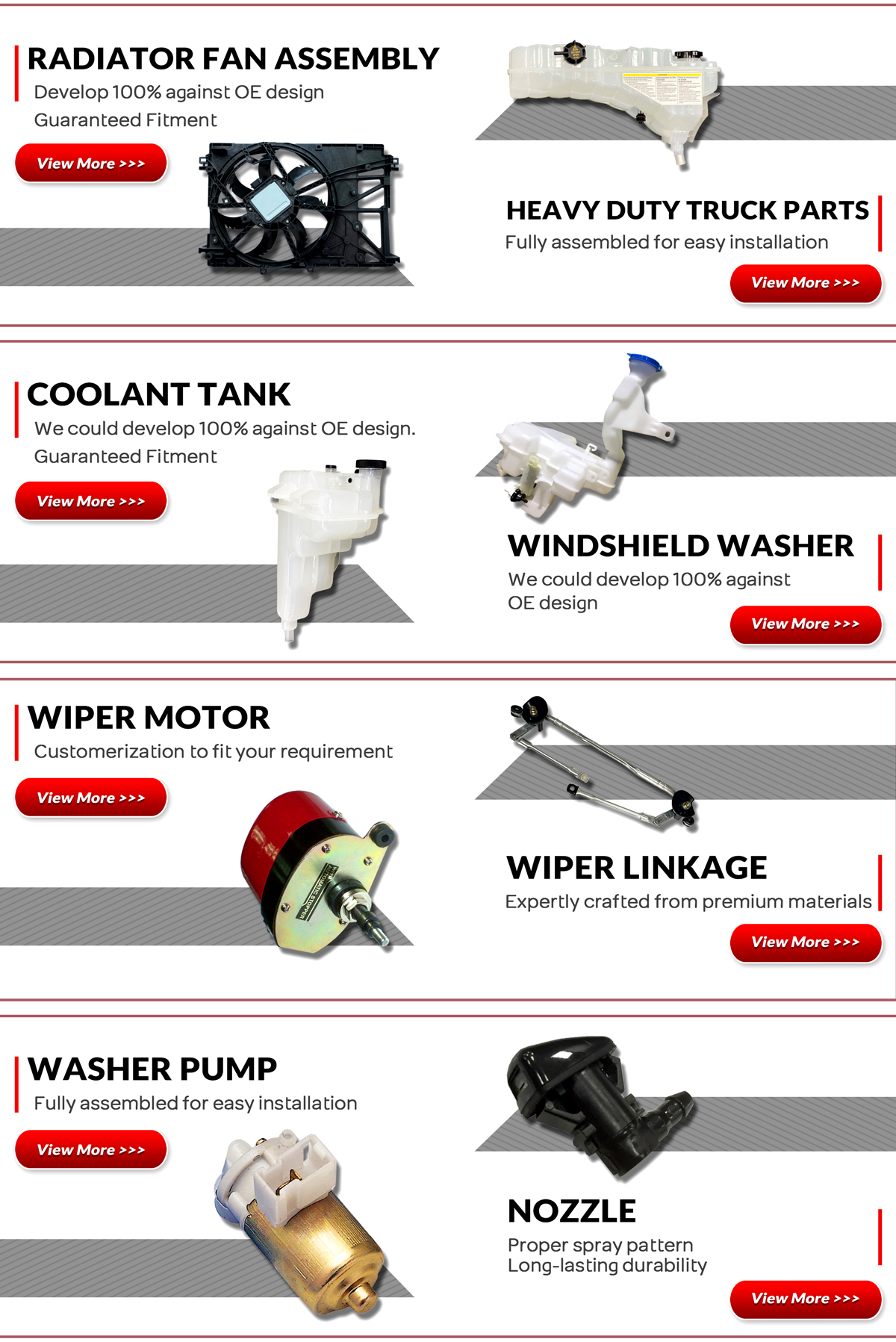 Auto Parts Product Range