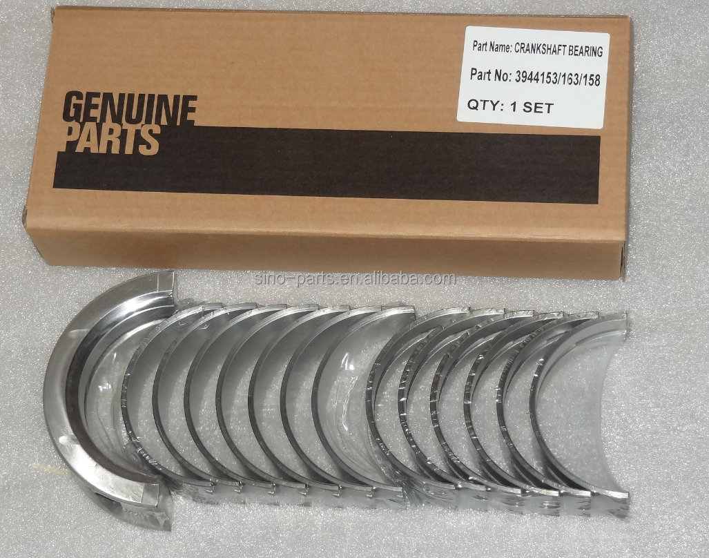 China High Quality 6CT Diesel Engine Spare Parts 3944158 3916840 3901630 Crankshaft Bearing