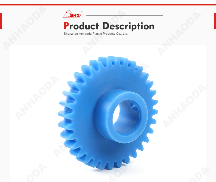 Self Lubricating High Strength Wear Resistant Transmission Motor Building Block Rotating Bevel Gear Nylon Double Spur Wheel Part