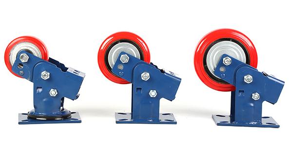 Heavy Duty 4/5/6/8 400kg Load Super Heavy Duty Iron Core PU Spring Shock Absorber From Factory Supplier OEM Caster Wheel