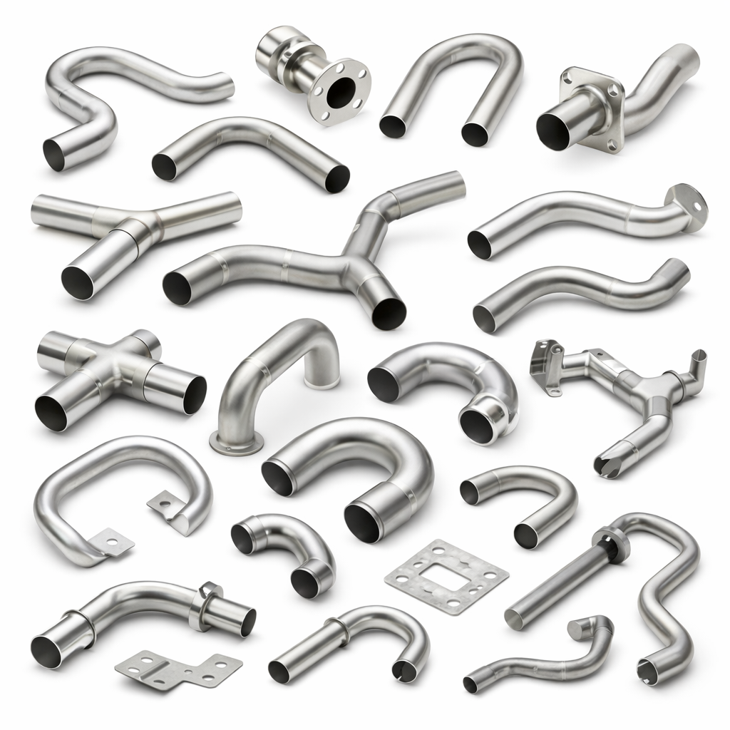 Manufacturer Custom Aluminum Pipe Stainless Steel Hollow Tube Bending Metal Stainless Steel Pipe Bending Service