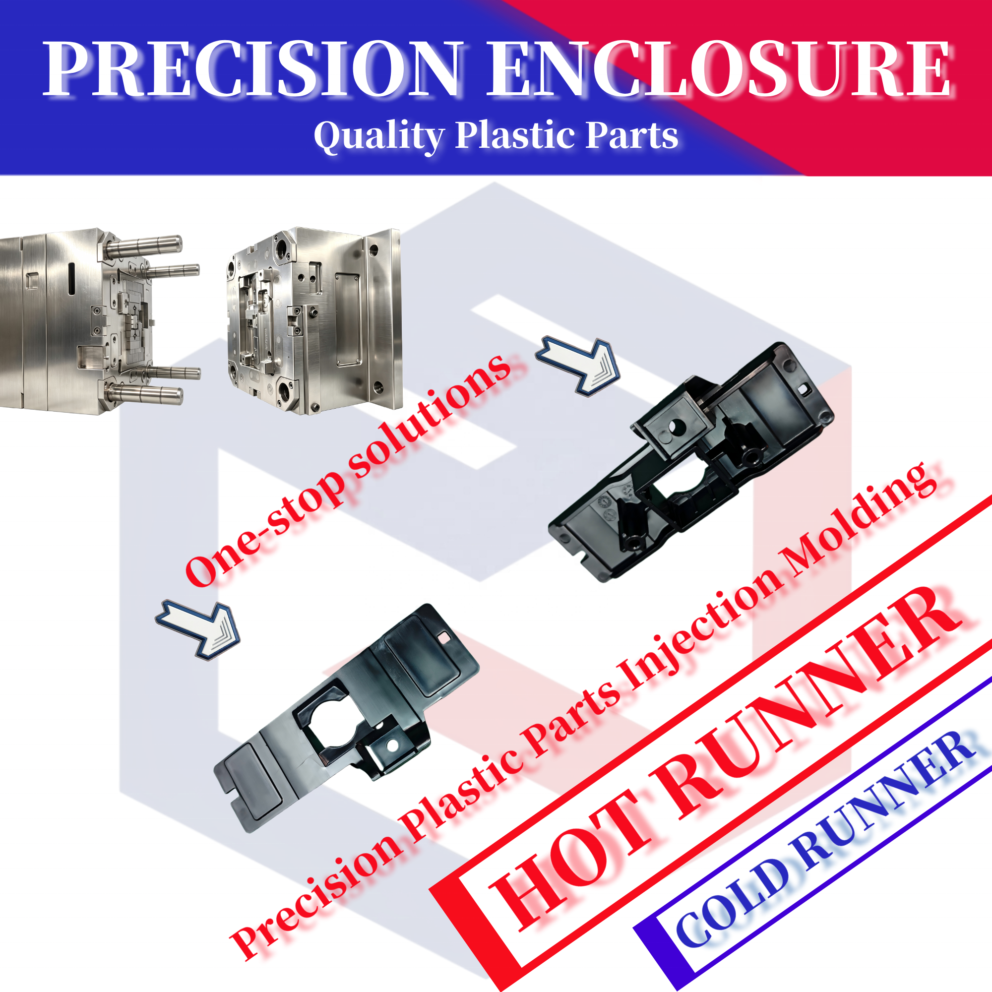 Precision Automotive Lower Grille Camera Bracket Injection Mold Maker PC/ABS ADAS Sensor Support Housing For Front Bumper