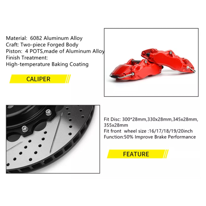 Tech Master Auto Parts Car Brake Caliper Brake System Kit for Cars NI-S S-AN