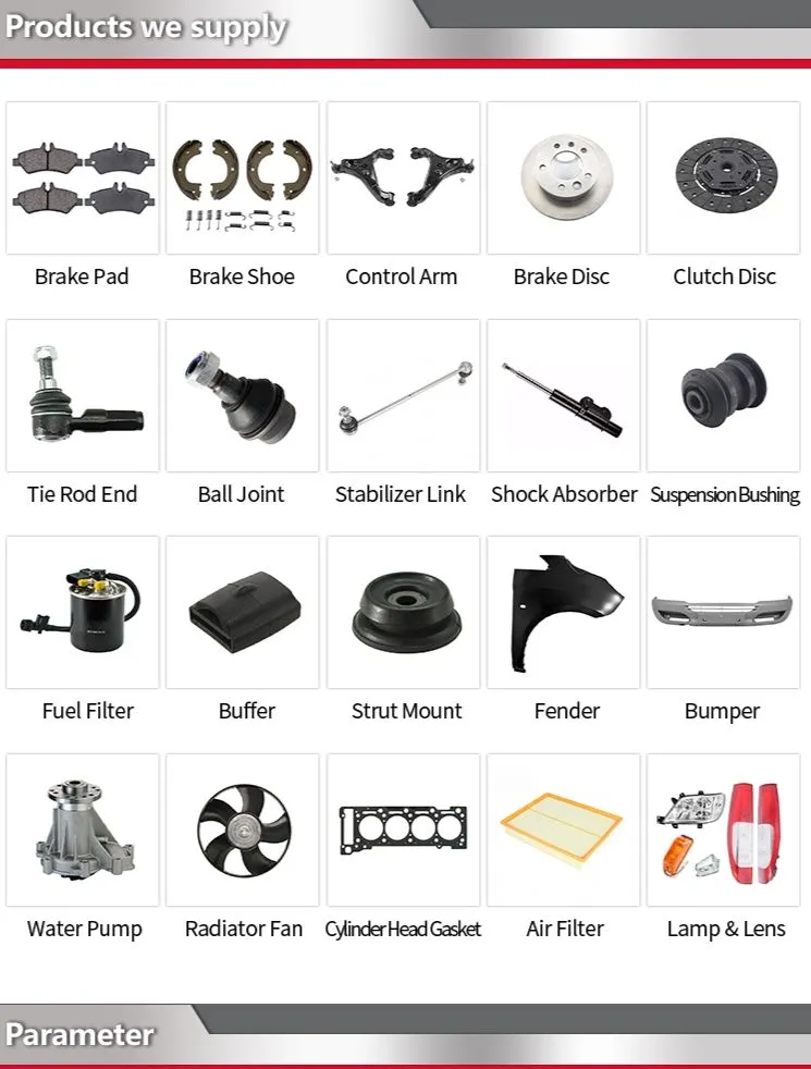 Toyota Hiace Auto Parts Details